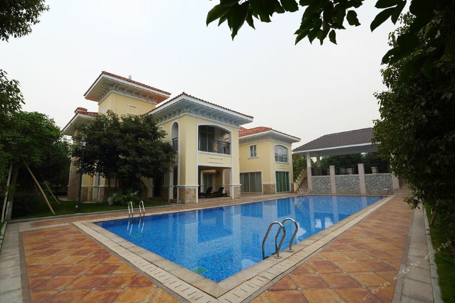 Green Lake Hot Spring Hotel Foshan Bagian luar foto
