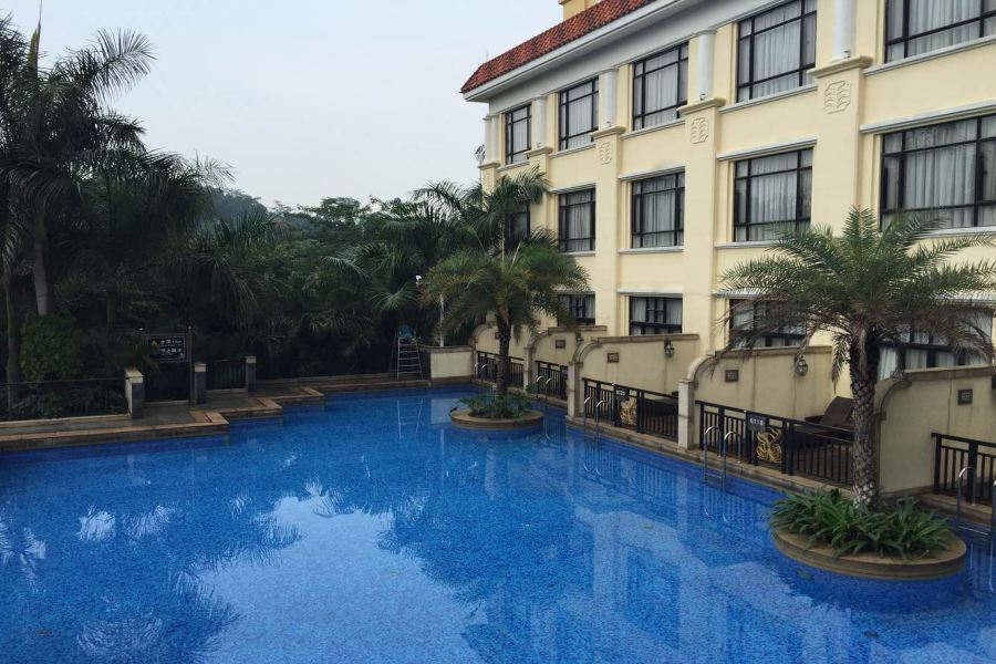 Green Lake Hot Spring Hotel Foshan Bagian luar foto