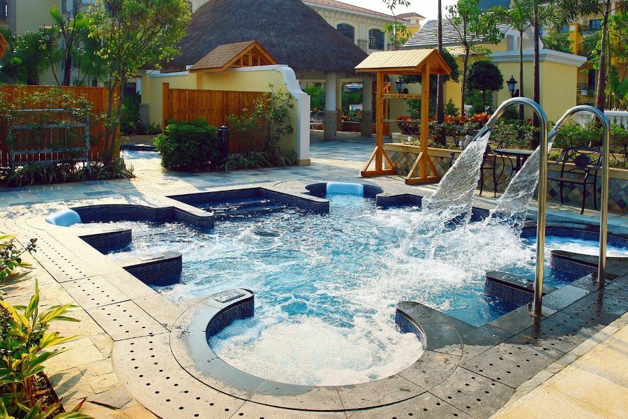 Green Lake Hot Spring Hotel Foshan Bagian luar foto